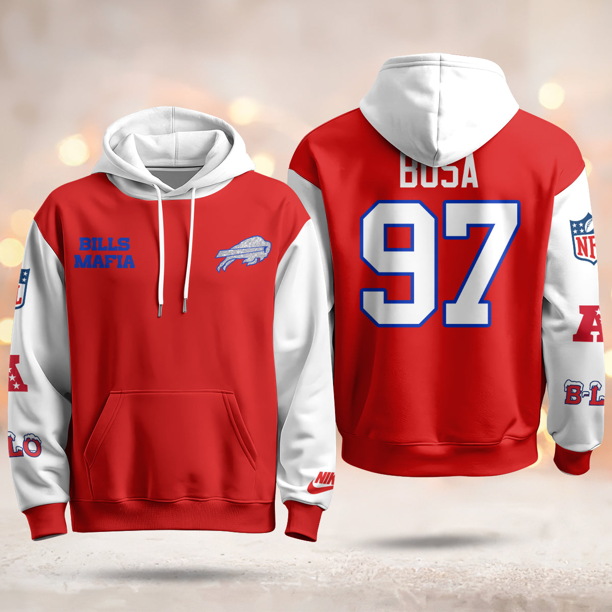 BUF 2025 Rivalries Hoodie - Printed