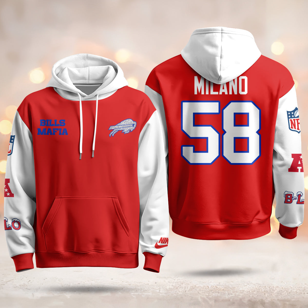 BUF 2025 Rivalries Hoodie - Printed