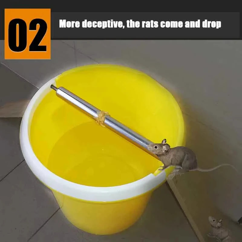 Reusable Roller Mousetrap Easy Install Home Farm Garage Suitable Mouse Control Device