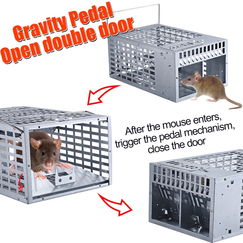 Mice Rodent Catcher Mousetrap cage Pest Reject Rat trap Cage