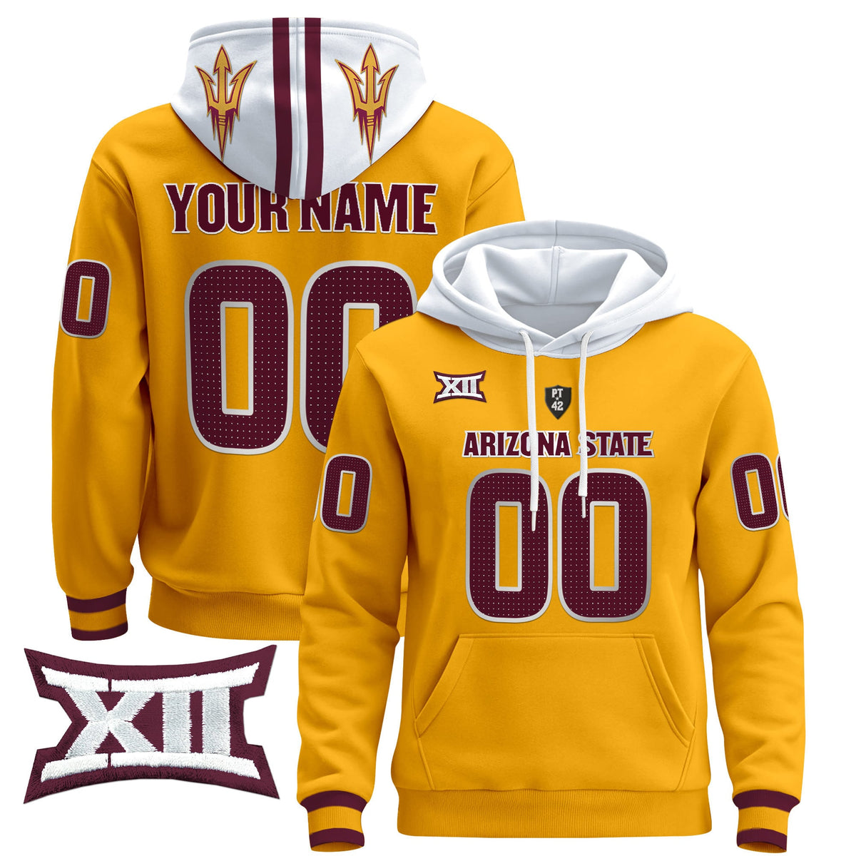 Arizona State Sun Devils 2024 Custom Pullover Hoodie V4