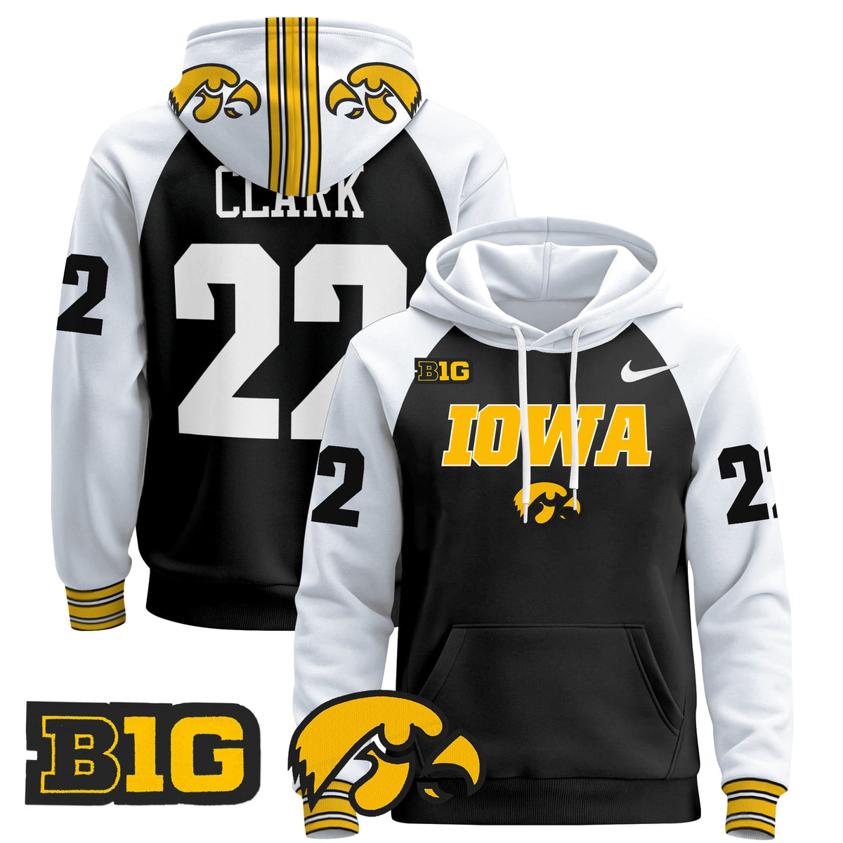 Iowa Hawkeyes 2024 Pullover Hoodie V3