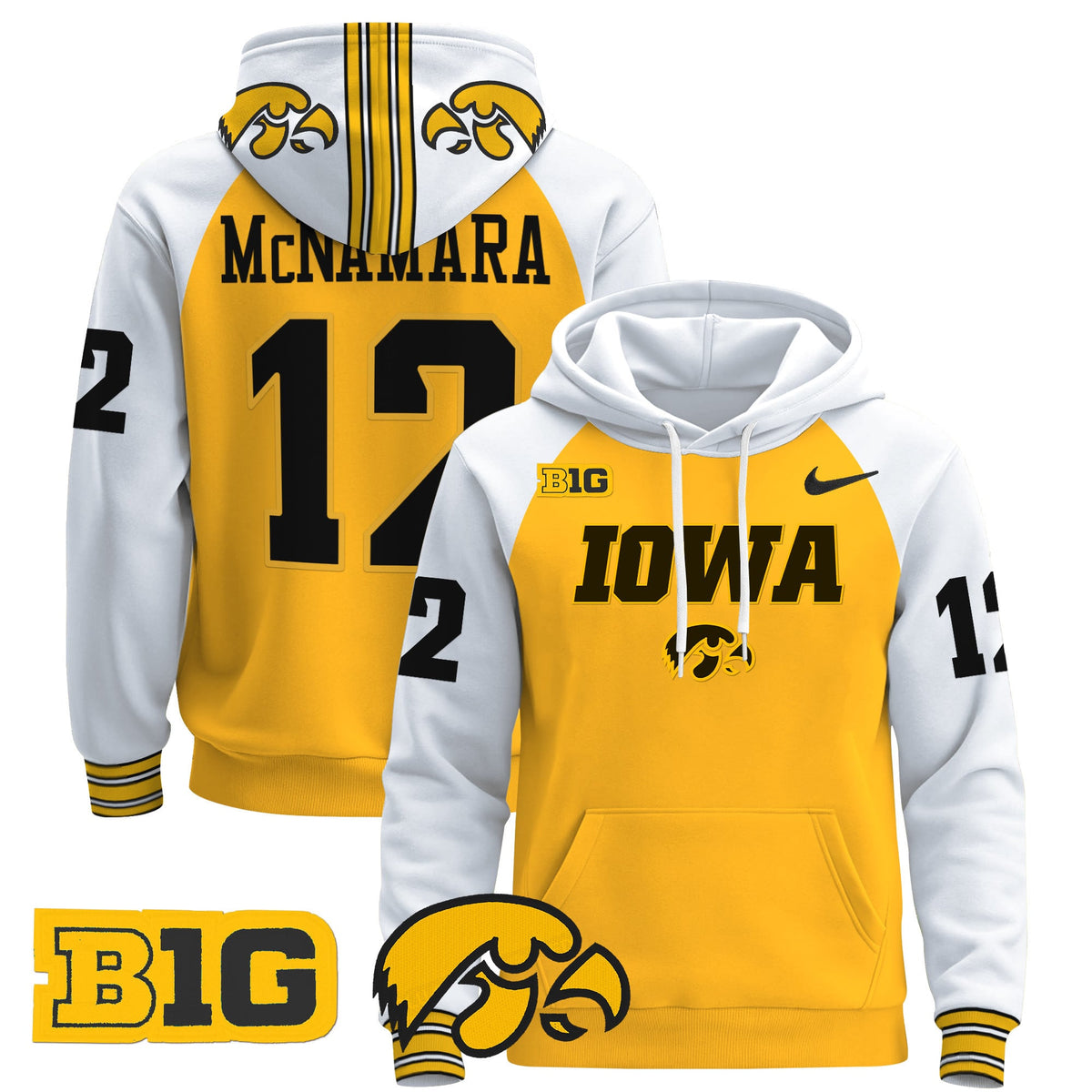 Iowa Hawkeyes 2024 Pullover Hoodie V3