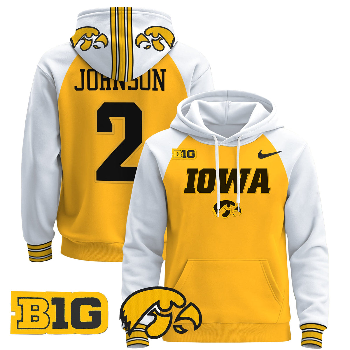 Iowa Hawkeyes 2024 Pullover Hoodie V3