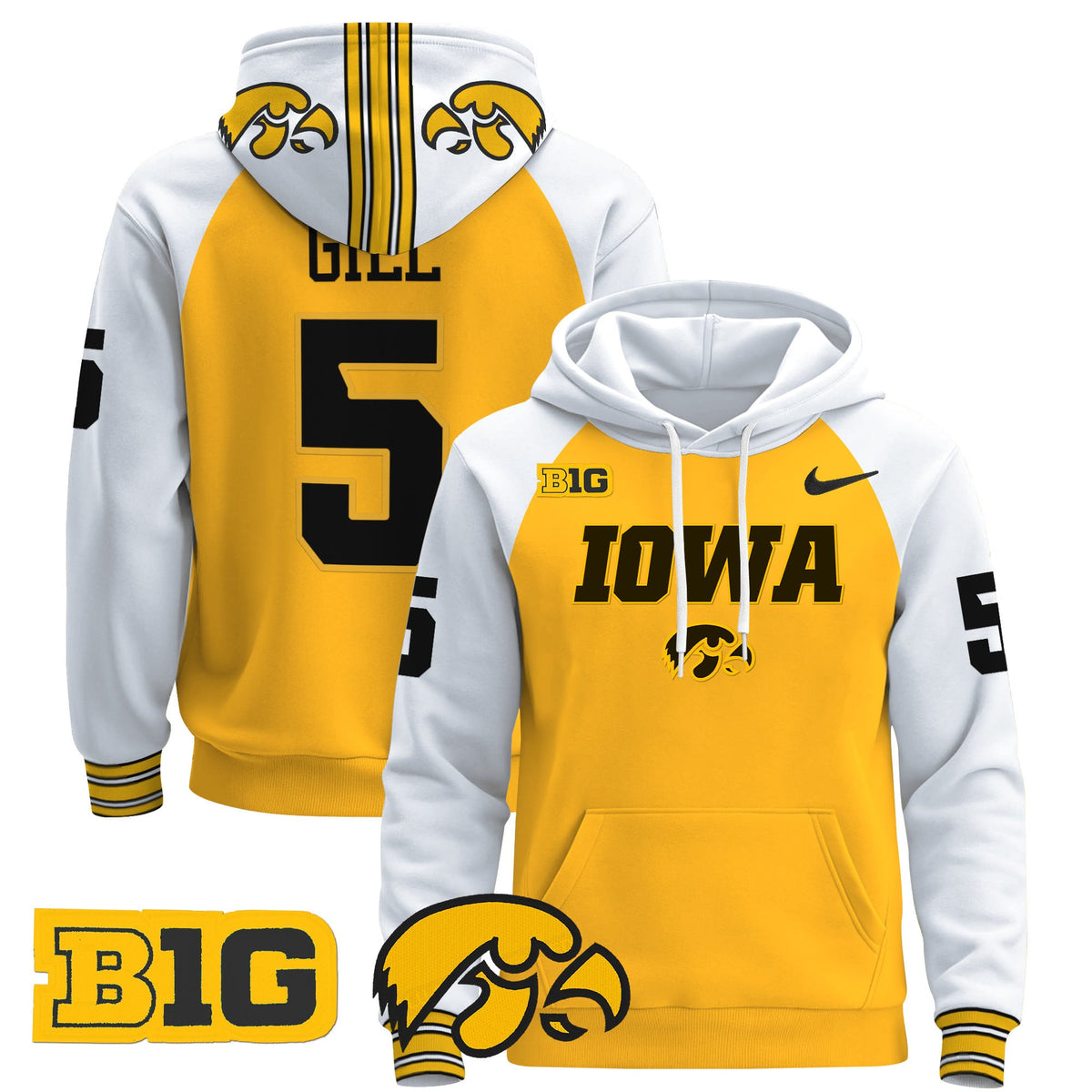 Iowa Hawkeyes 2024 Pullover Hoodie V3