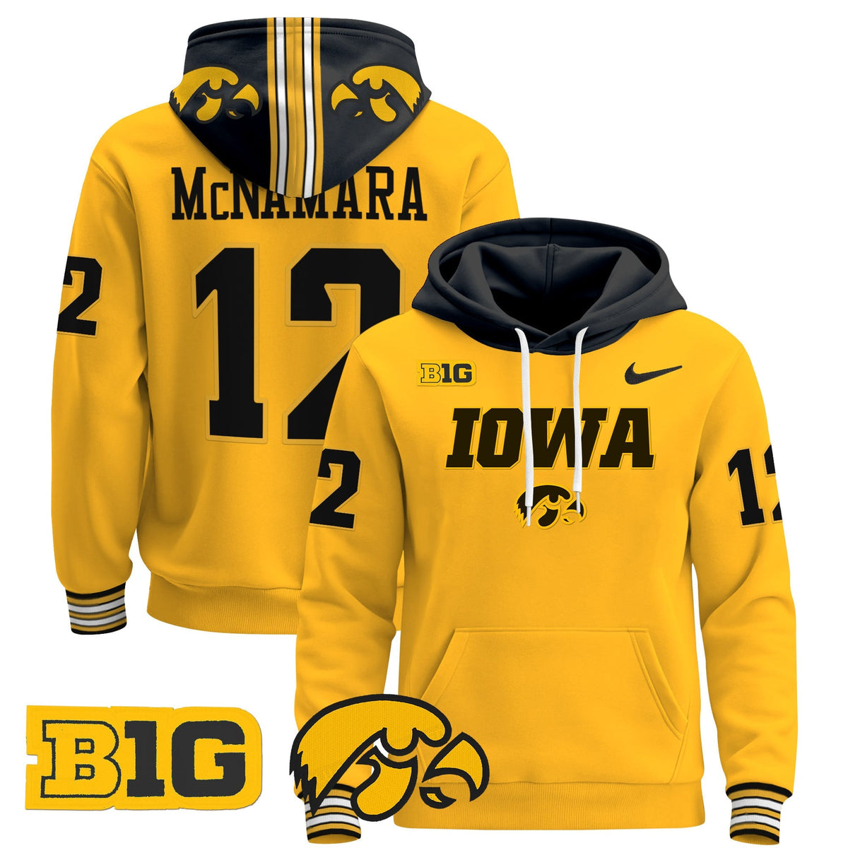 Iowa Hawkeyes 2024 Pullover Hoodie V3