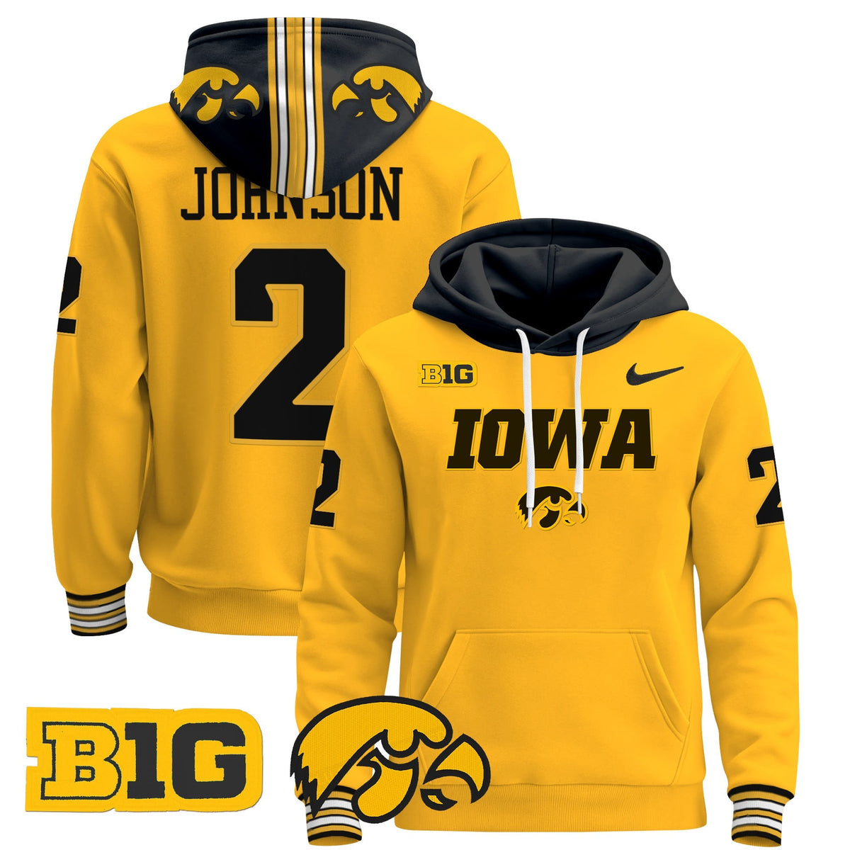 Iowa Hawkeyes 2024 Pullover Hoodie V3