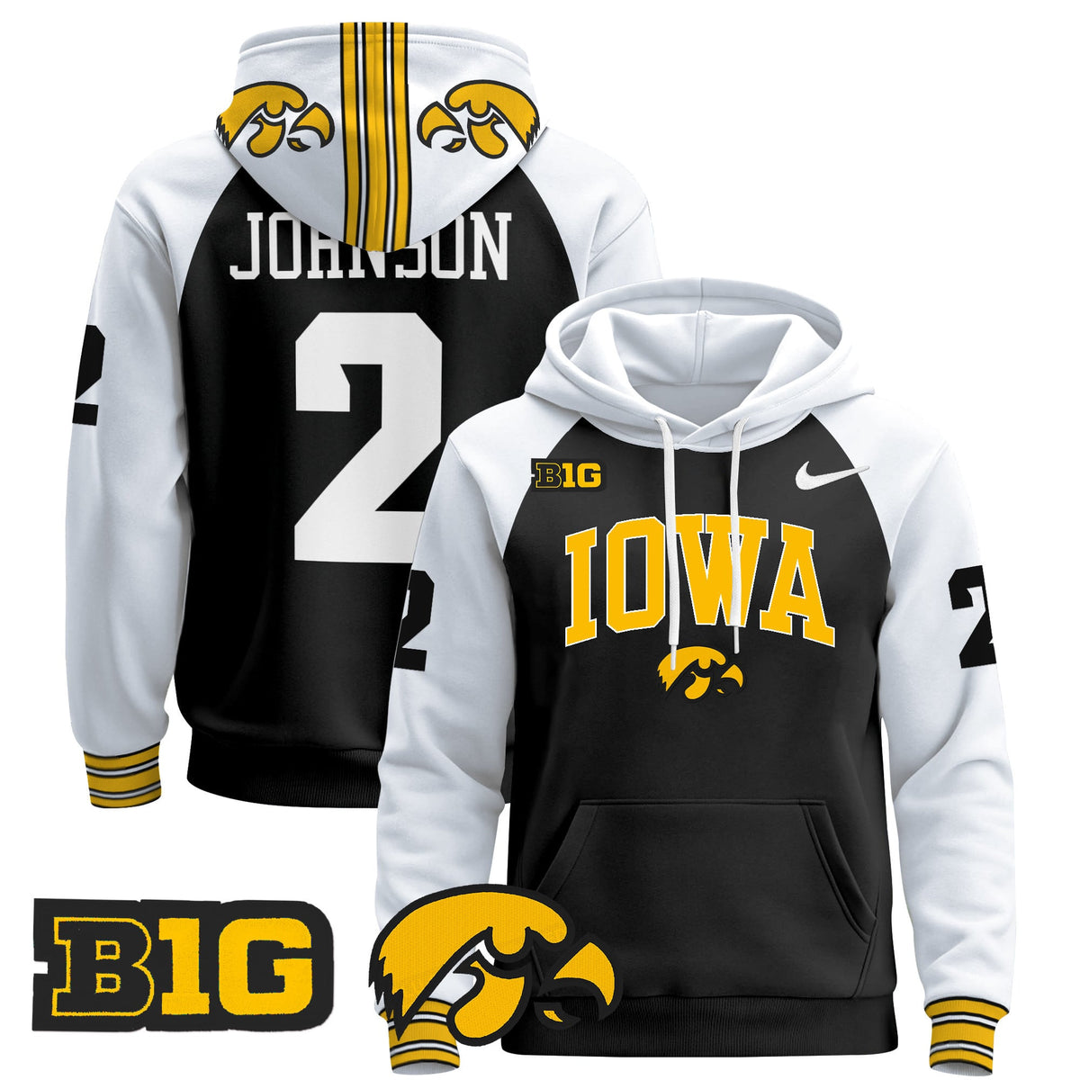 Iowa Hawkeyes 2024 Pullover Hoodie V2
