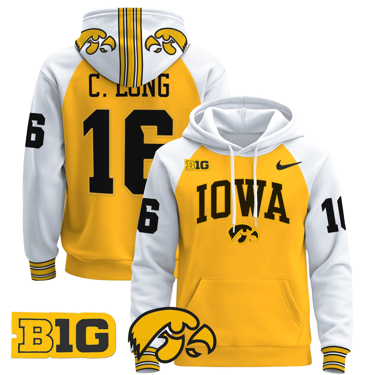 Iowa Hawkeyes 2024 Pullover Hoodie V2