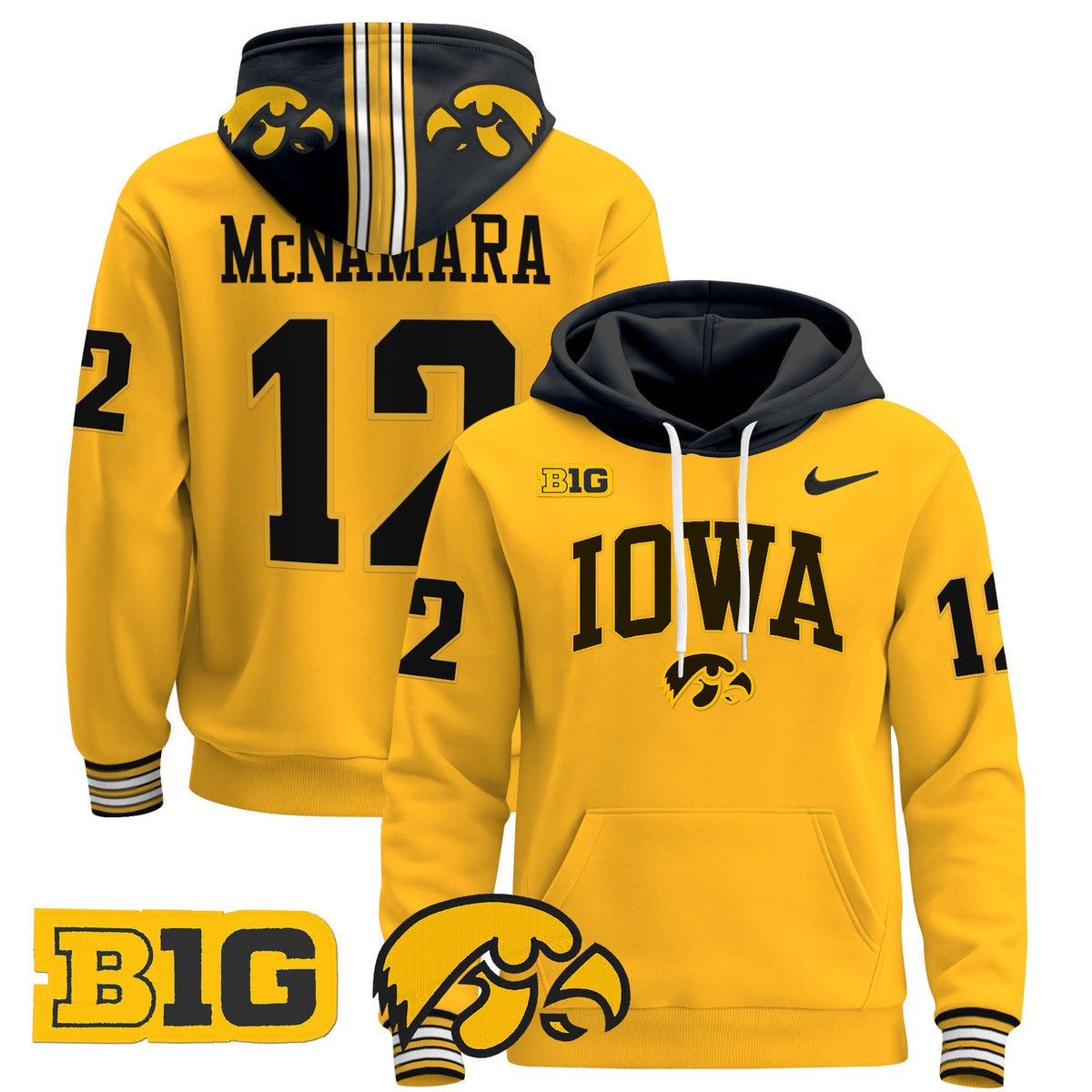 Iowa Hawkeyes 2024 Pullover Hoodie V2