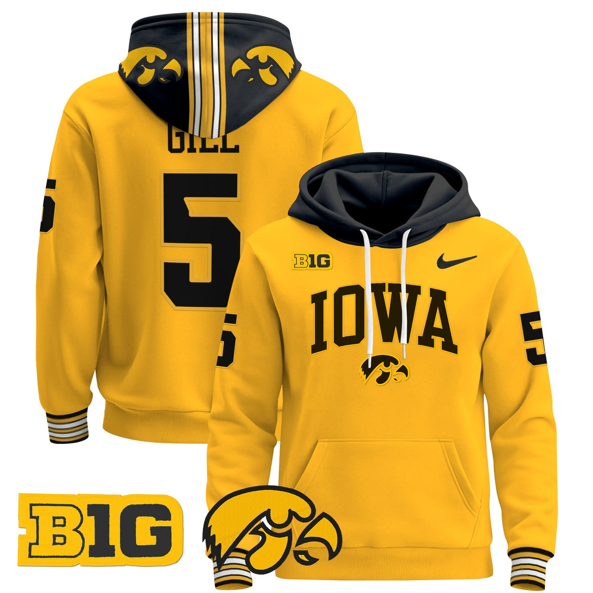 Iowa Hawkeyes 2024 Pullover Hoodie V2