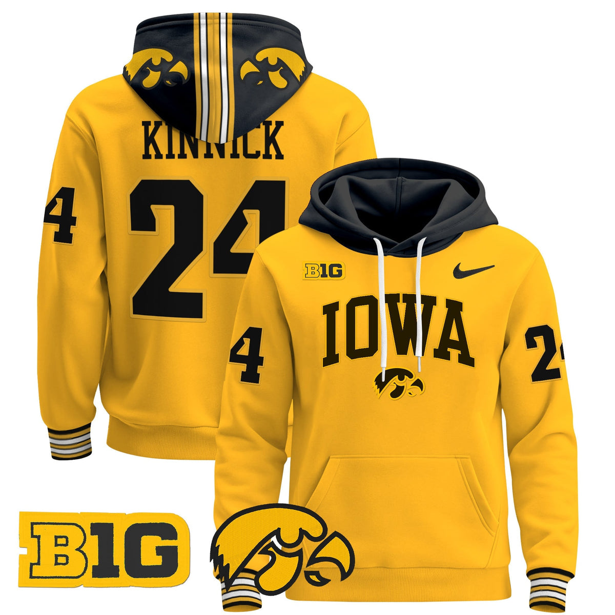 Iowa Hawkeyes 2024 Pullover Hoodie V2