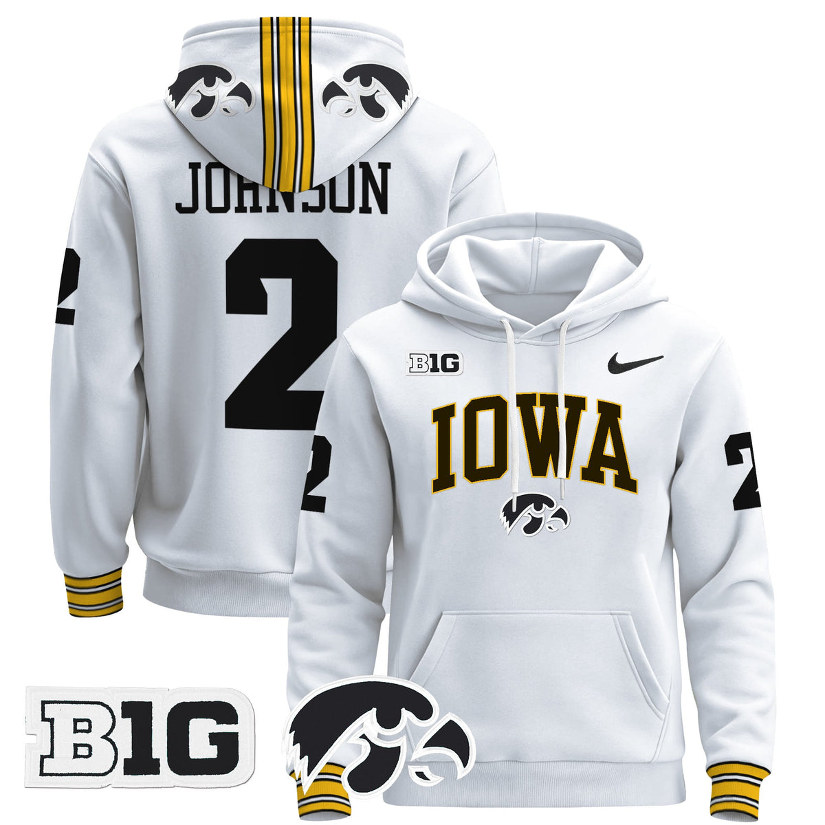 Iowa Hawkeyes 2024 Pullover Hoodie V2