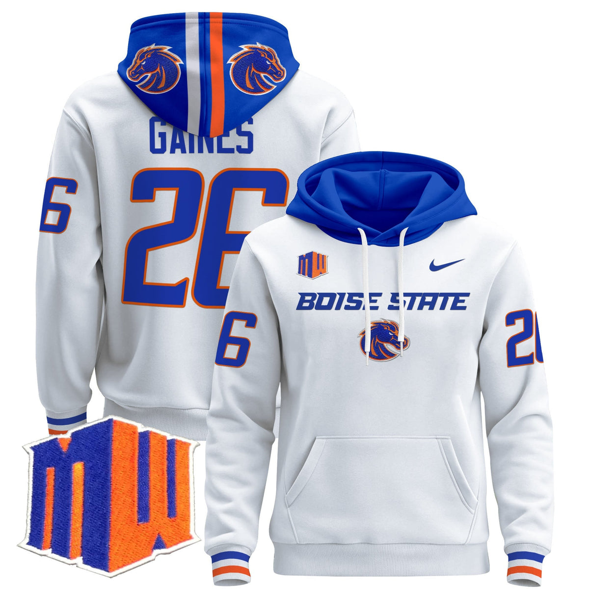 Boise State Broncos 2024 Pullover Hoodie V2