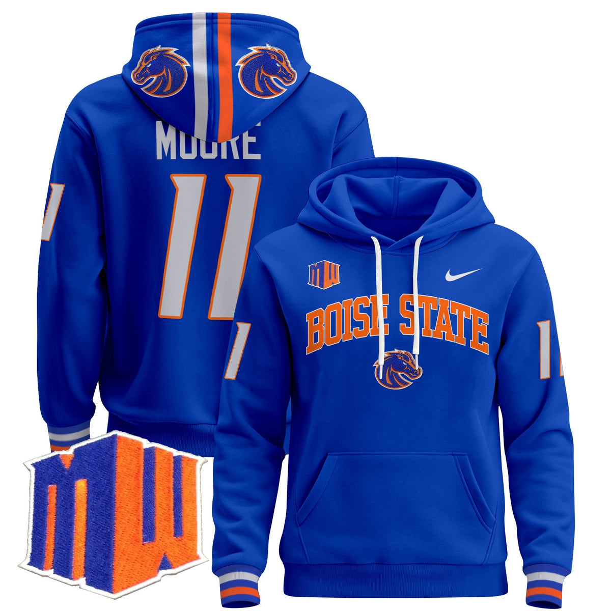 Boise State Broncos 2024 Pullover Hoodie V3