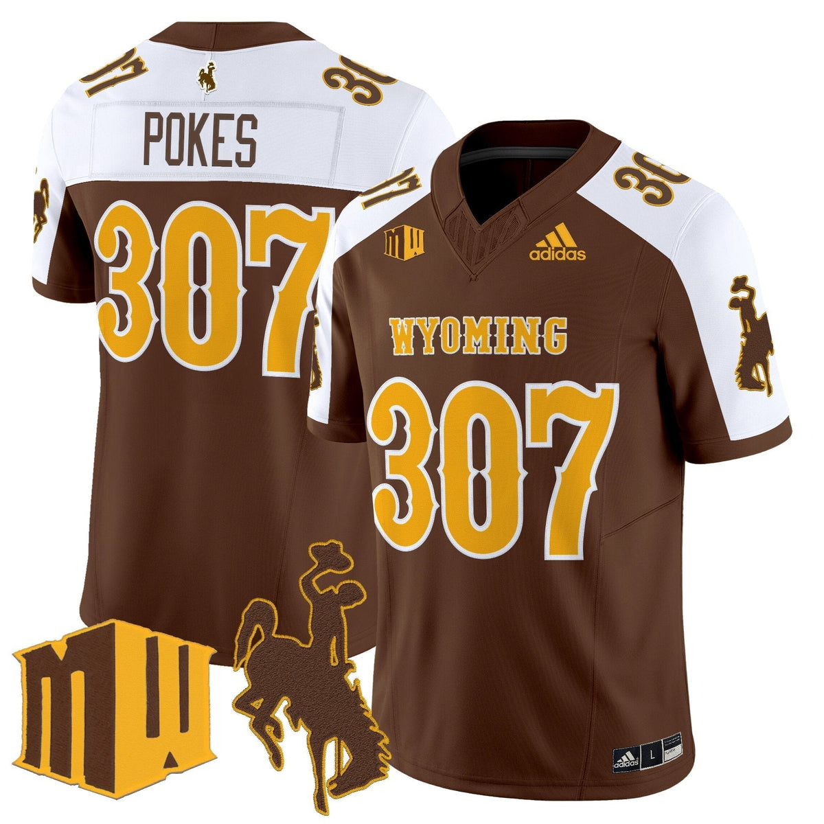 Wyoming Cowboys 2025 Vapor Limited Jersey - All Stitched