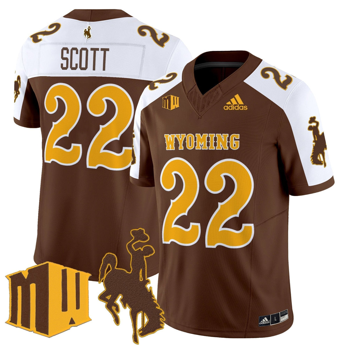 Wyoming Cowboys 2025 Vapor Limited Jersey - All Stitched