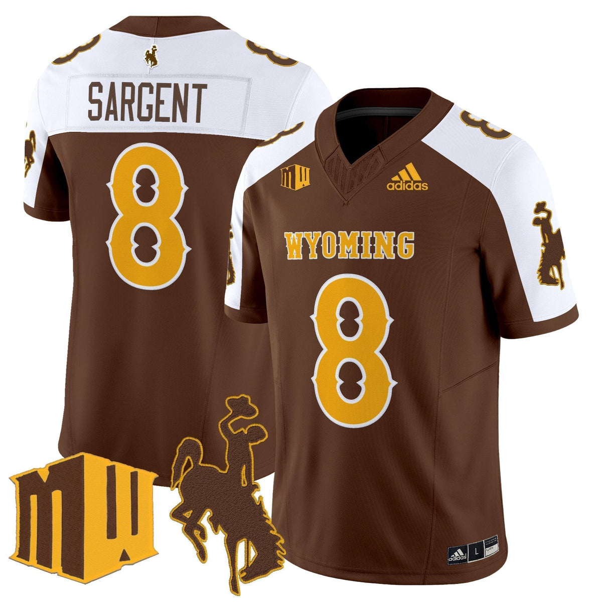 Wyoming Cowboys 2025 Vapor Limited Jersey - All Stitched