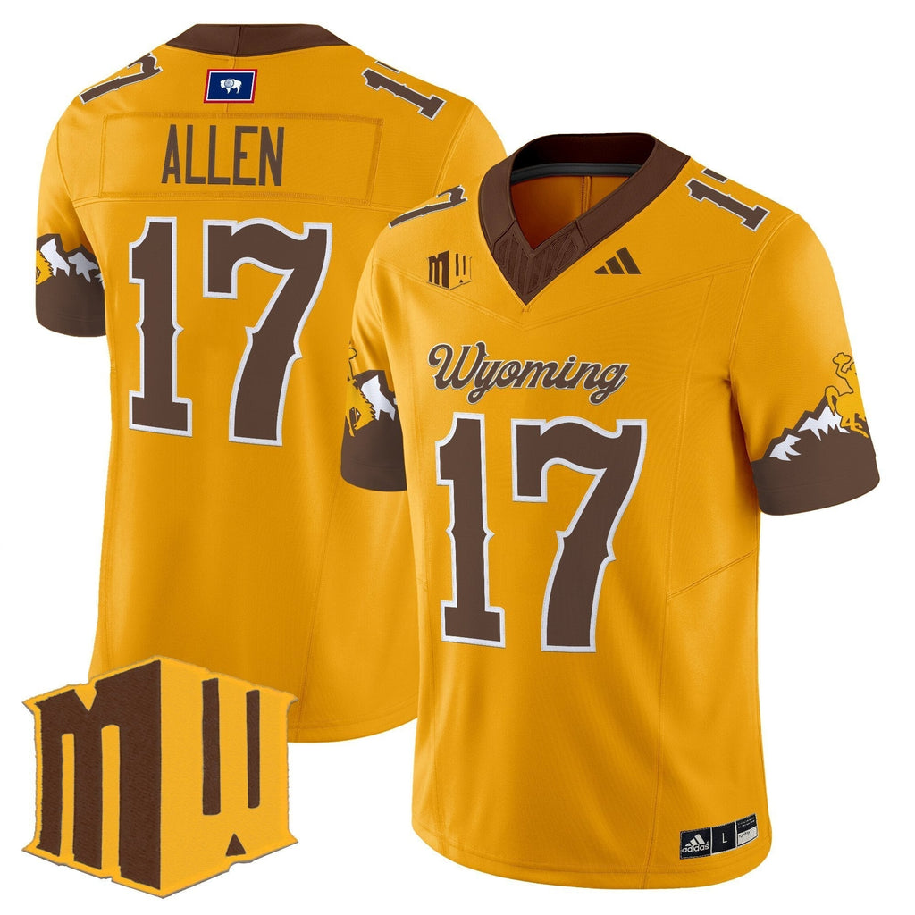 Wyoming Cowboys 2025 Vapor Limited Jersey - All Stitched
