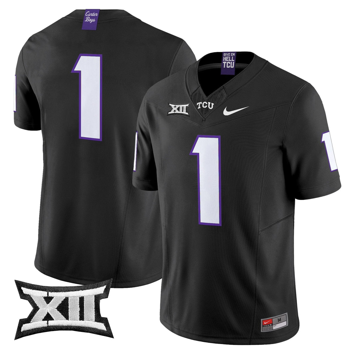 TCU Horned Frogs 2025 Vapor Limited Jersey - All stitched