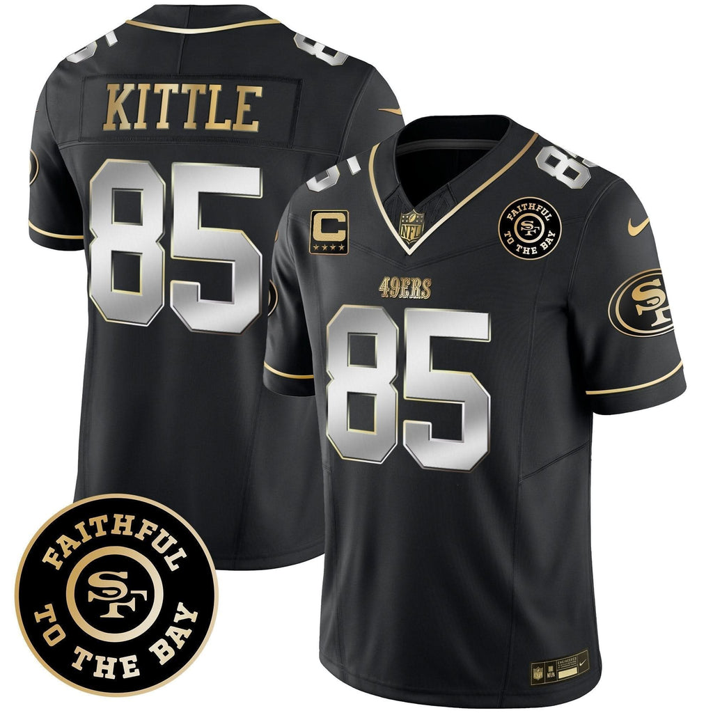 49ers Faithful To The Bay Patch Vapor Limited Jersey V6 - All Stitched