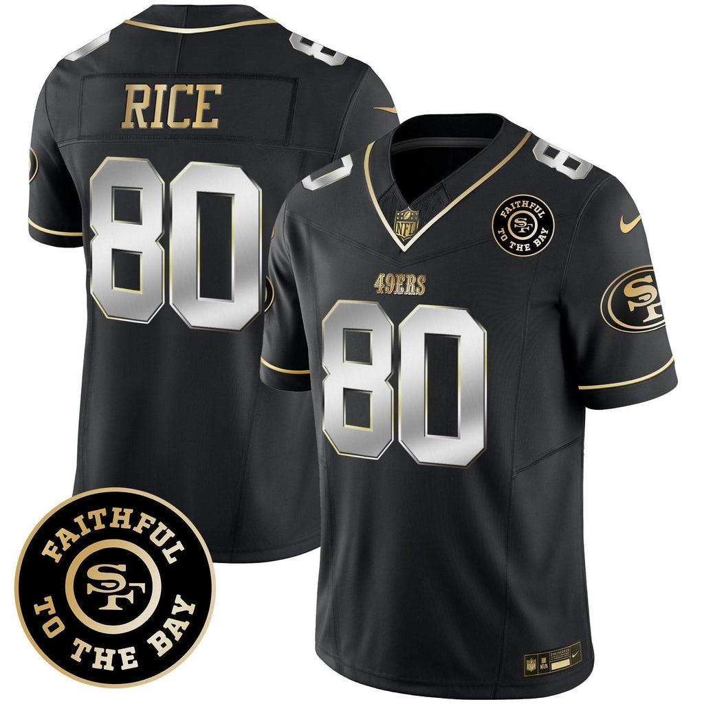 49ers Faithful To The Bay Patch Vapor Limited Jersey V6 - All Stitched
