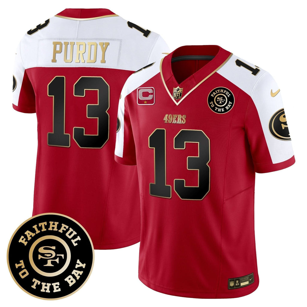 49ers Faithful To The Bay Patch Vapor Limited Jersey V6 - All Stitched