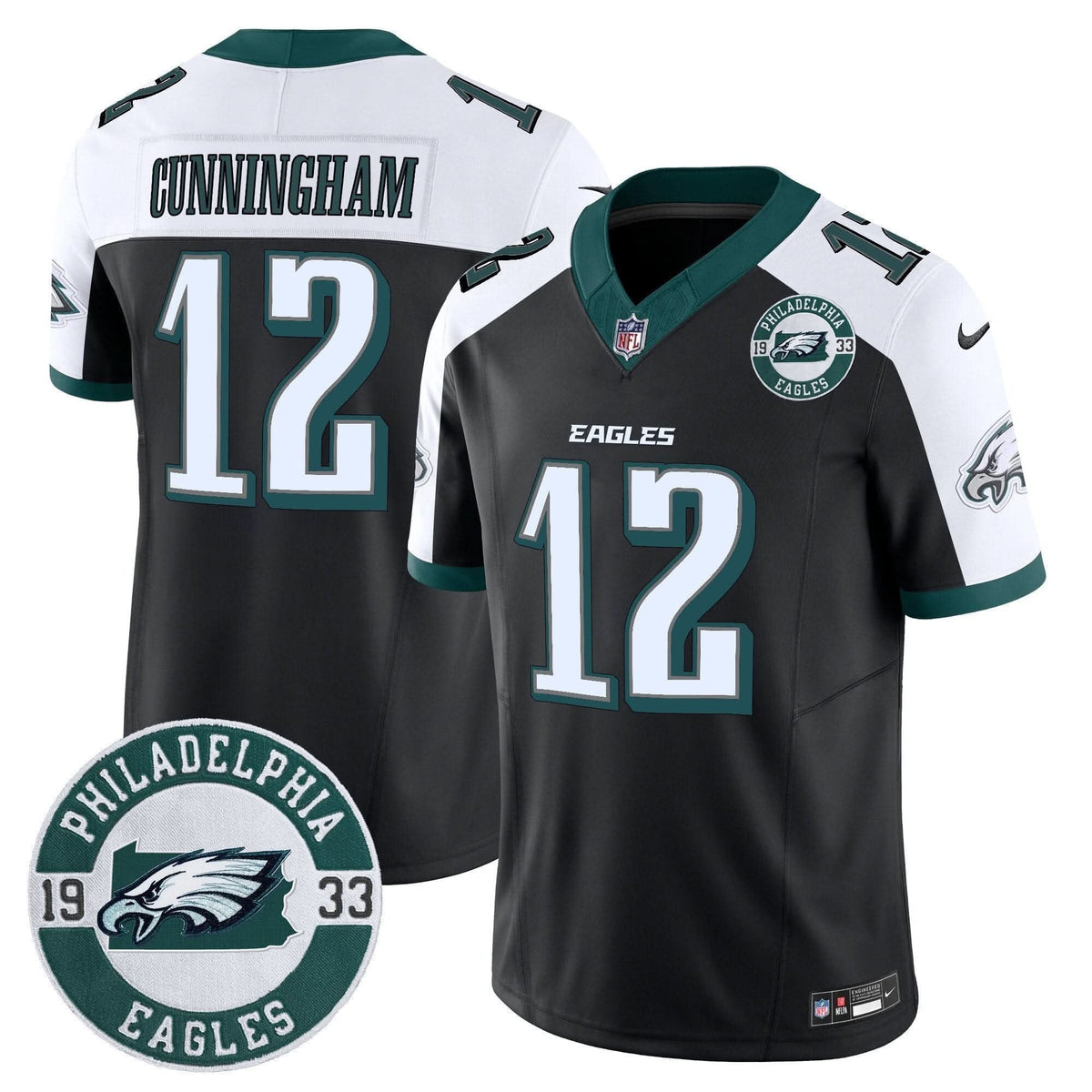 Eagles 2024 Vapor Limited Jersey - Est. 1933 Patch - All Stitched