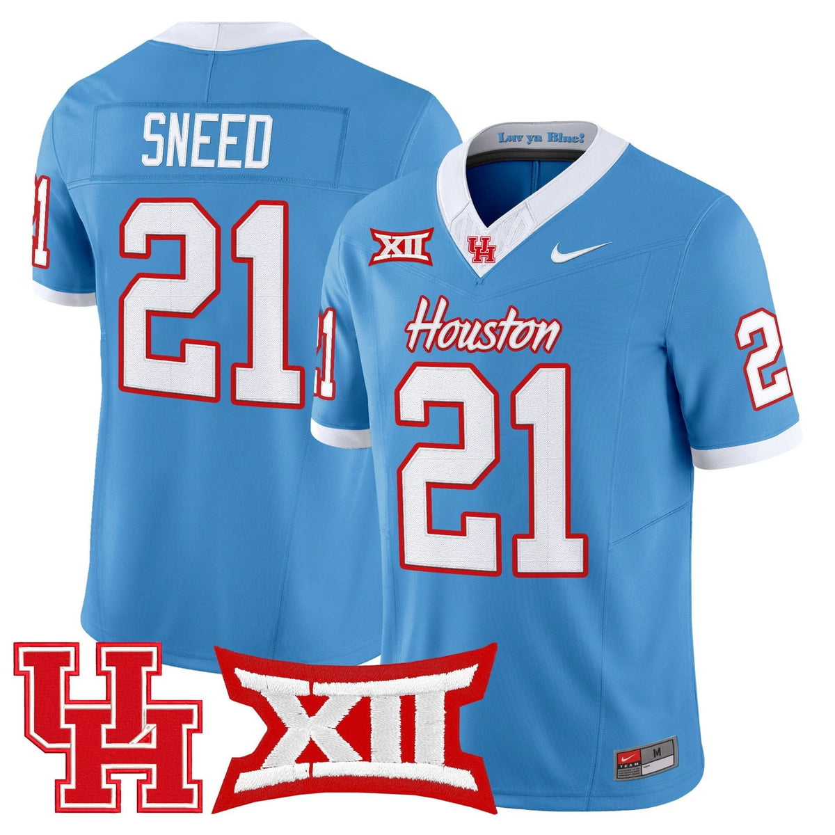 Houston Cougars 2025 Vapor Limited Jersey - All Stitched