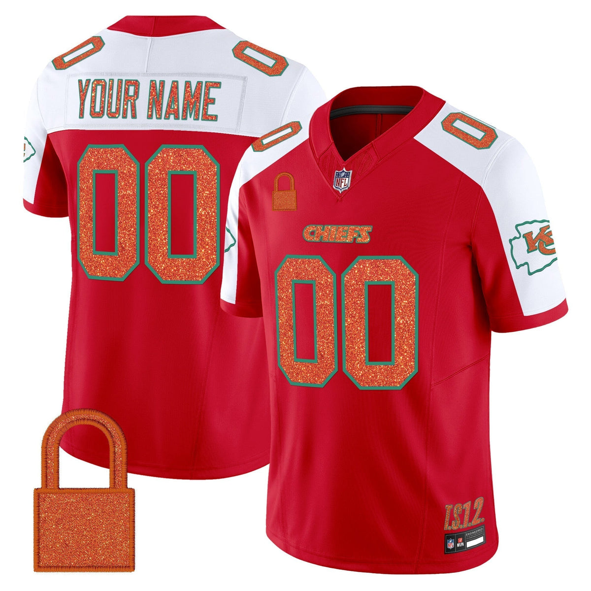 Kansas City Chiefs 'Taylor Swift - TS12 - The Life of a Showgirl' Vapor Limited Custom Jersey - All Stitched