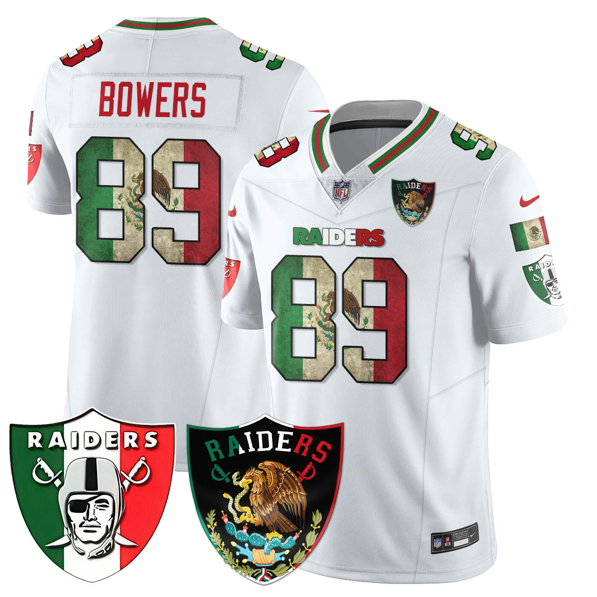 Las Vegas Raiders Mexico Vapor Limited Jersey - All Stitched