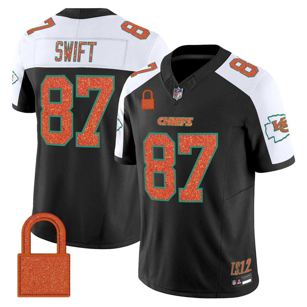 Kansas City Chiefs 'Taylor Swift - TS12 - The Life of a Showgirl' Vapor Limited Jersey - All Stitched