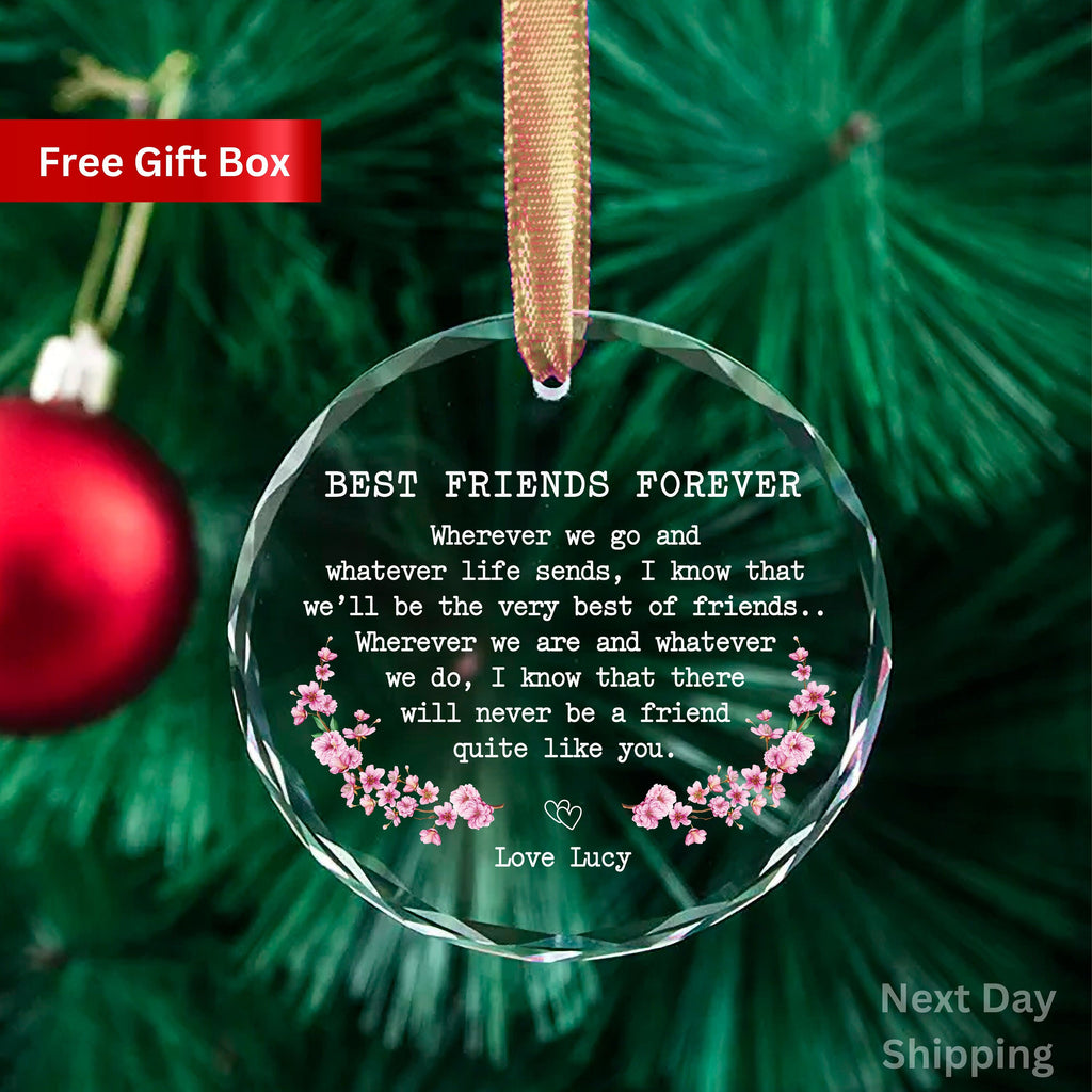 Personalized Wedding Ornament 2025: Elegant Glass Keepsake