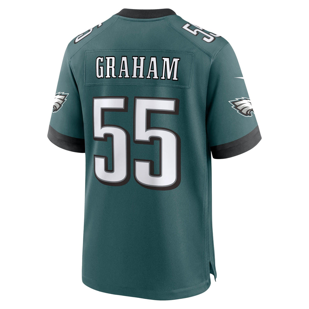 Men's Philadelphia Eagles Brandon Graham Nike Midnight Green Team Game Jersey