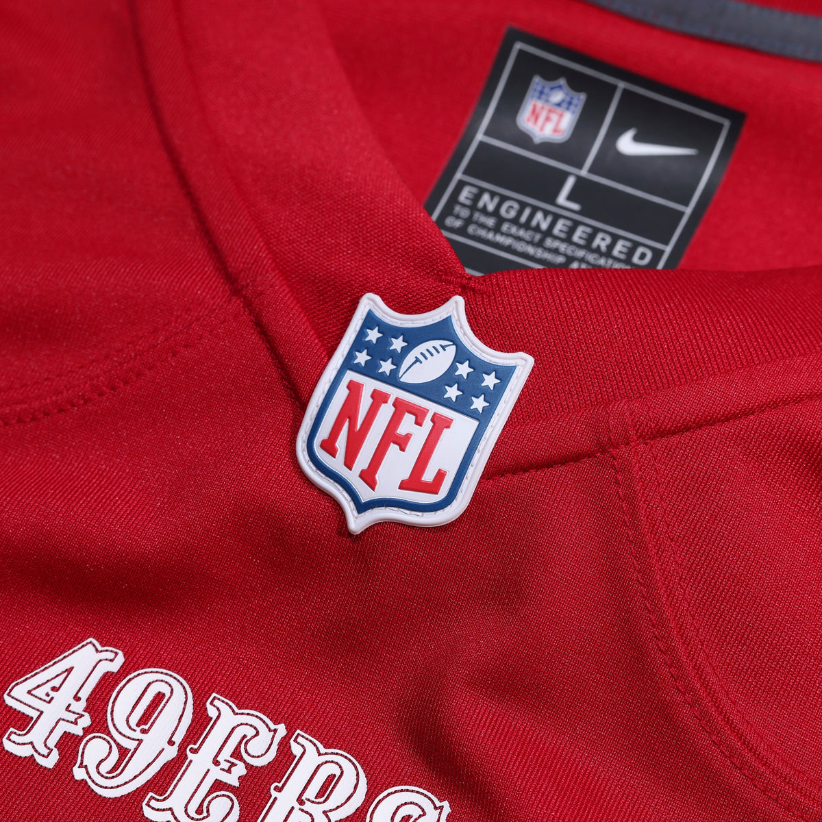 Men's San Francisco 49Ers Osa Odighizuwa Nike Scarlet Team Game Jersey
