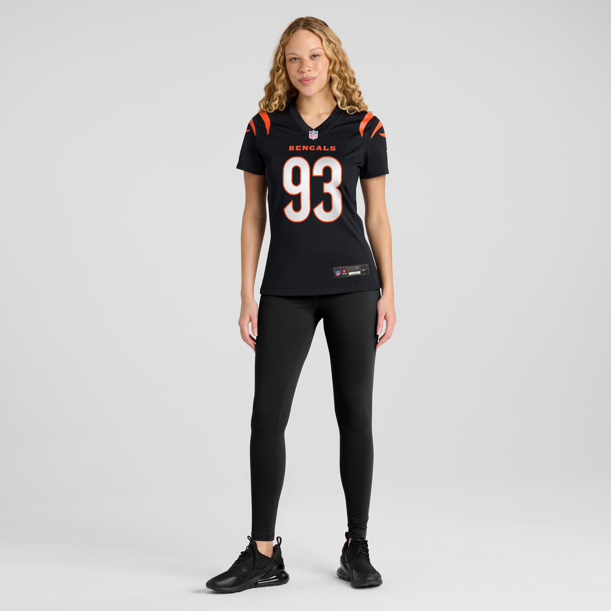 Women's Cincinnati Bengals Jonathan Allen Nike Black Team Game Jersey