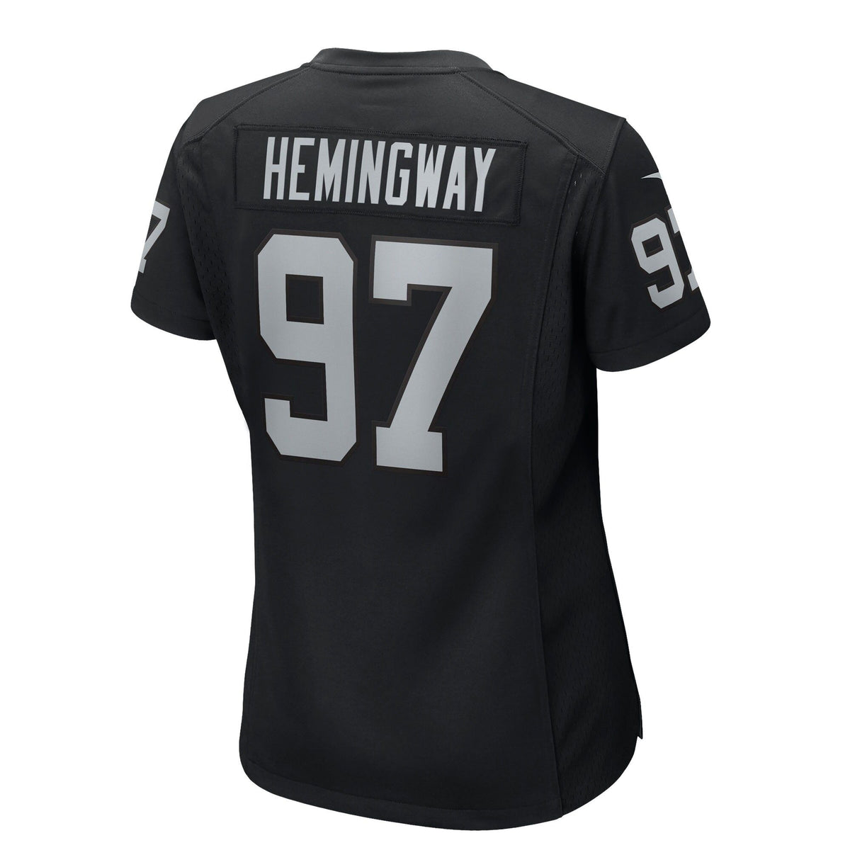 Women's Las Vegas Raiders Tonka Hemingway Nike Black Team Game Jersey
