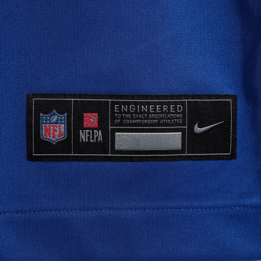 Men's New York Giants Leki Fotu Nike Royal Team Game Jersey