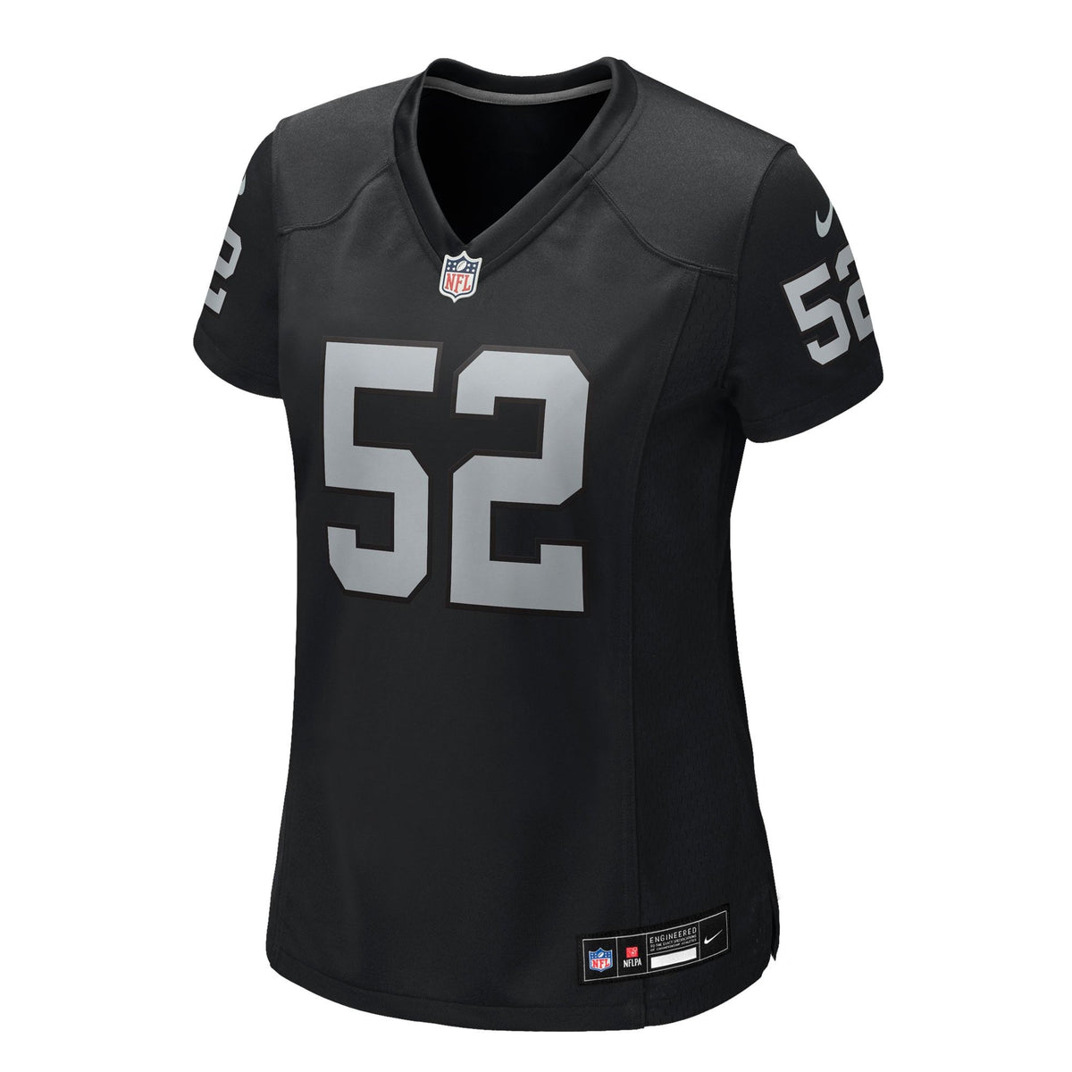 Women's Las Vegas Raiders Elandon Roberts Nike Black Team Game Jersey